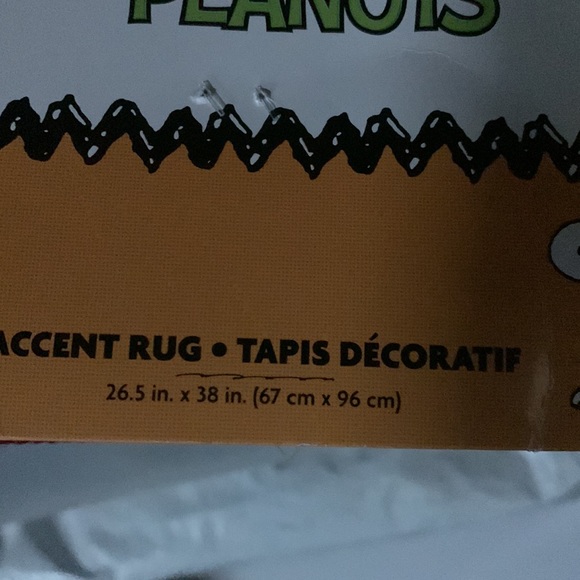 NWT Snoopy Peanuts fall accent rug mat - Picture 5 of 6